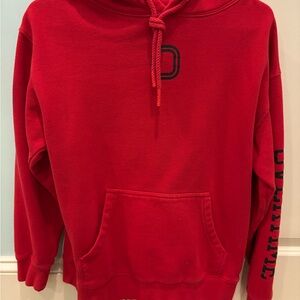 Overtime Red Hoodie Sweater